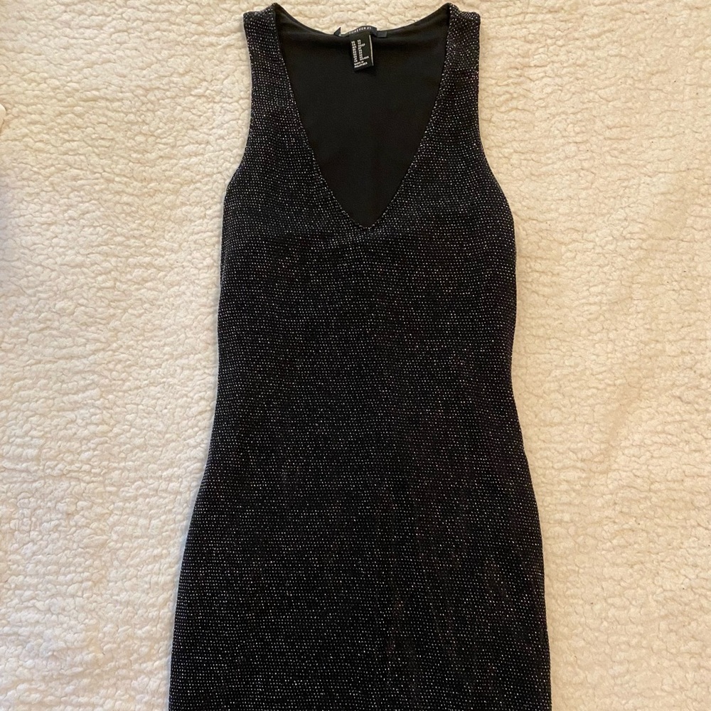 Sparkly bodycon mini dress. Size XS.